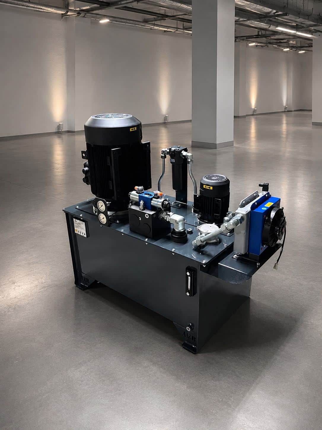 Heavy-duty hydraulic cylinder completed on the AEB Engineering production line — custom design and high-pressure sealing structure for industrial applications